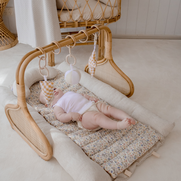 Rattan Play Gym Bundle | Natural Bunny