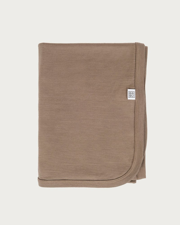 Merino Swaddle Wrap | Walnut