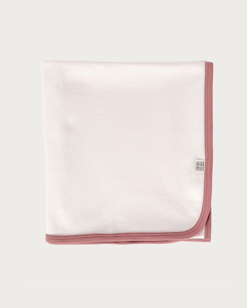 Organic Cotton Swaddle Wrap | Petal Contrast