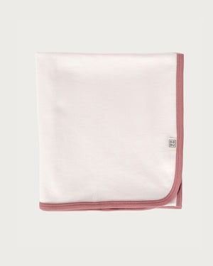 Organic Cotton Swaddle Wrap | Petal Contrast