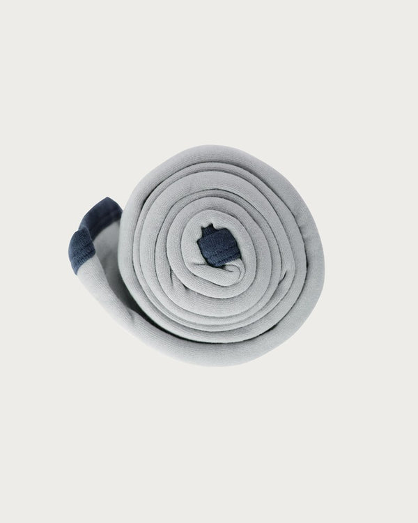 Organic Cotton Swaddle Wrap | Sky Contrast