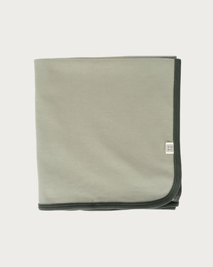 Organic Cotton Swaddle Wrap | Sage Contrast