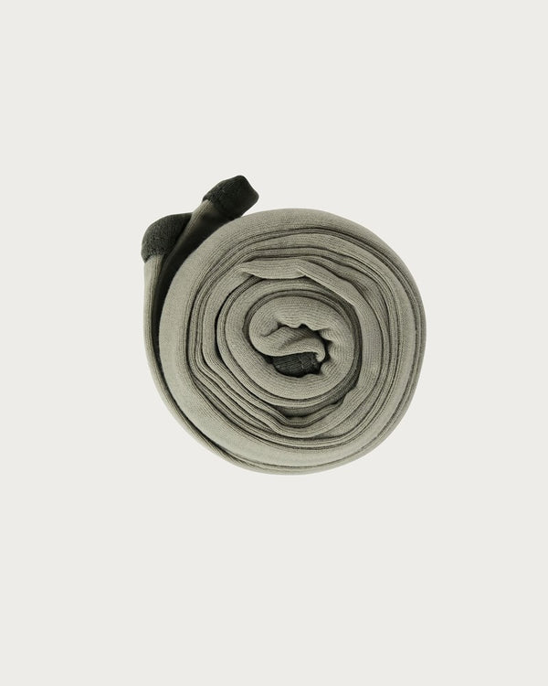 Organic Cotton Swaddle Wrap | Sage Contrast