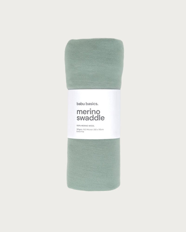 Merino Swaddle Wrap | Sage