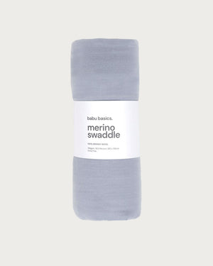 Merino Swaddle Wrap | Periwinkle