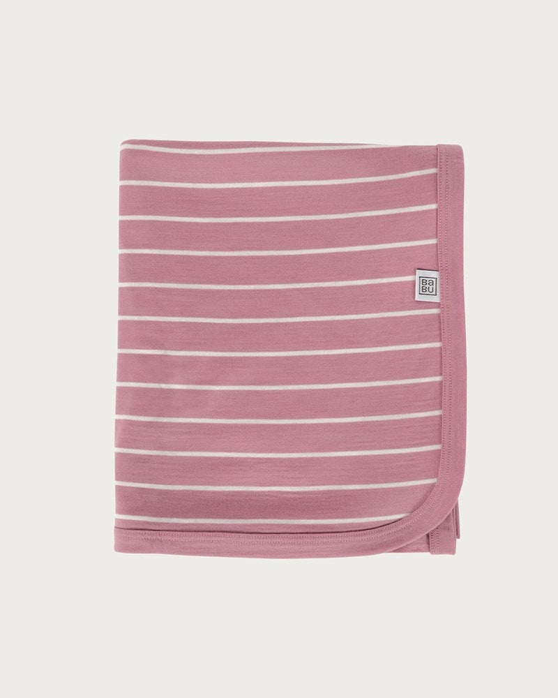 Merino Swaddle Wrap | Blossom Stripe