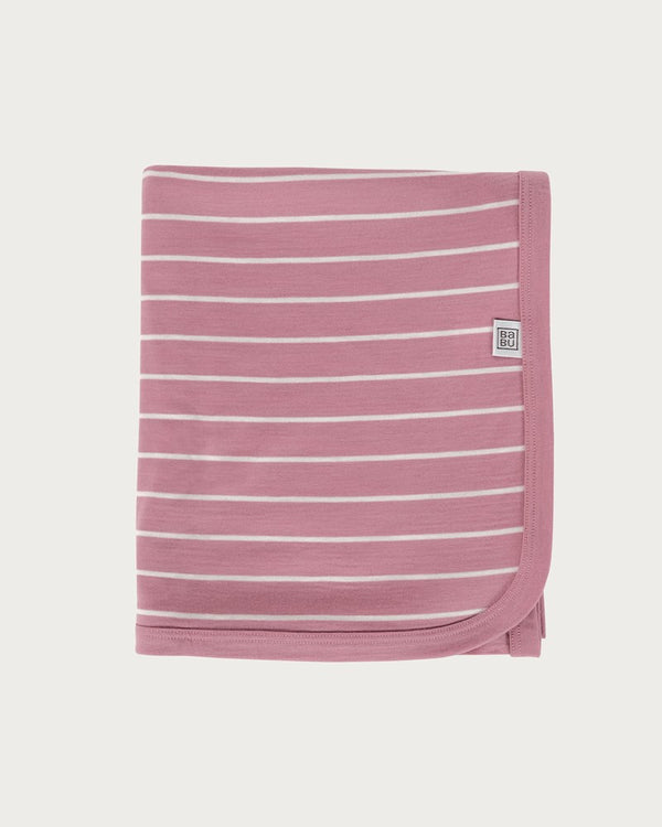 Merino Swaddle Wrap | Blossom Stripe