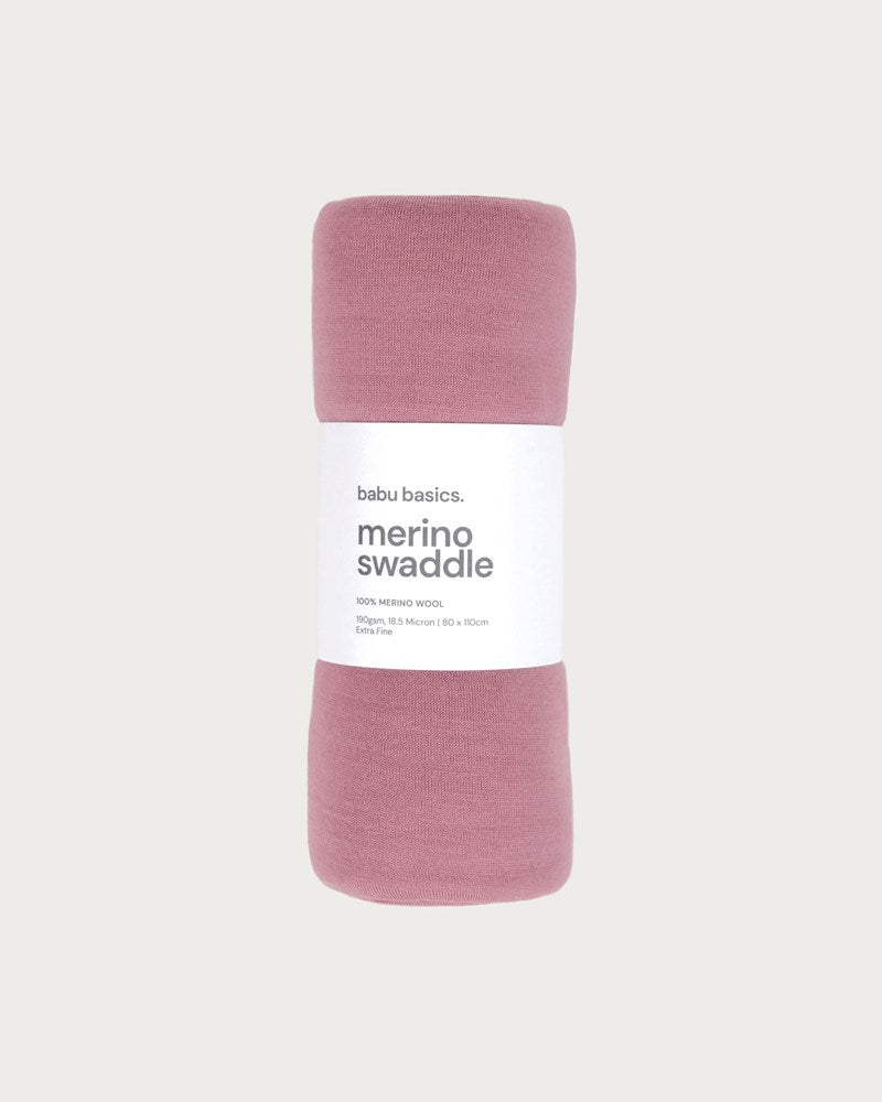 Merino Swaddle Wrap | Blossom