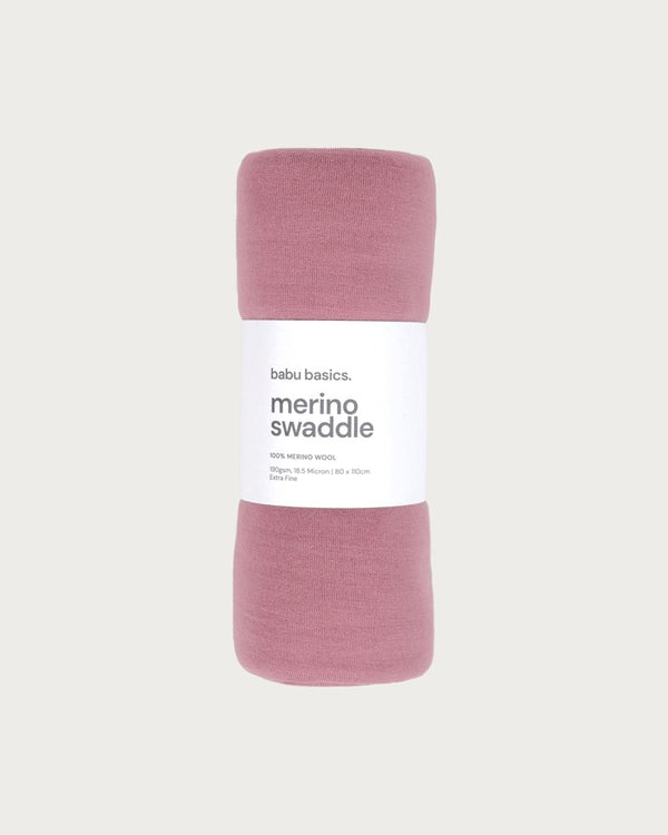 Merino Swaddle Wrap | Blossom