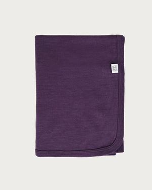 Merino Swaddle Wrap | Plum