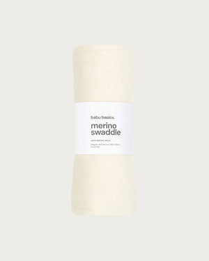 Merino Swaddle Wrap | Cream