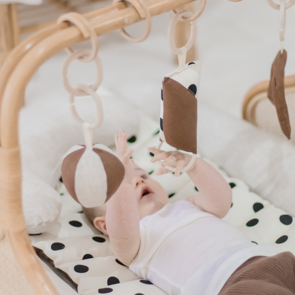 Rattan Play Gym Bundle | Chocolate Spot