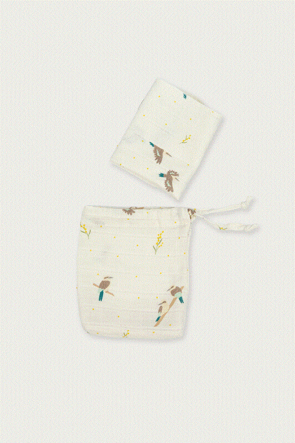 Muslin Wash Cloths (6 Pack) | Kookaburra