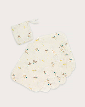 Muslin Wash Cloths (6 Pack) | Kookaburra