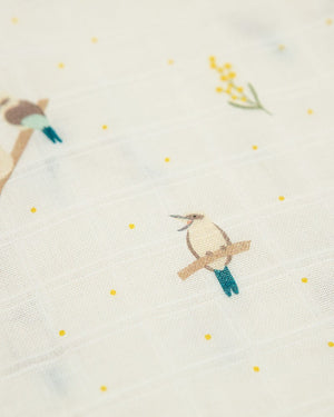 Muslin Swaddle Wrap | Kookaburra