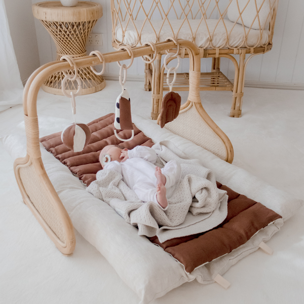 Rattan Play Gym Bundle | Chocolate Spot