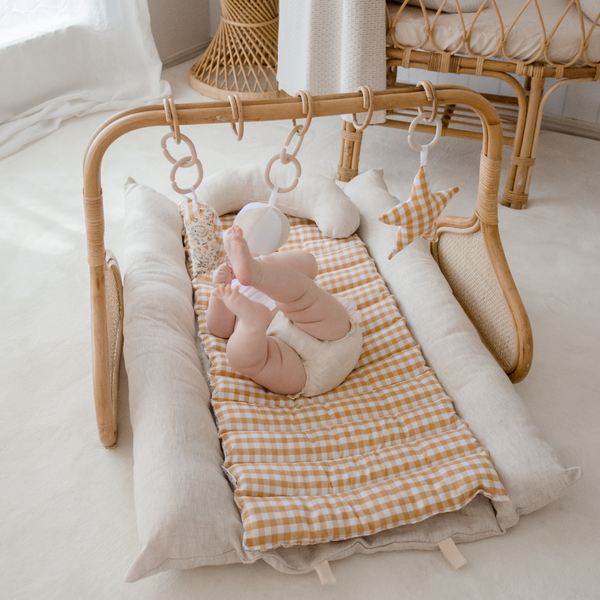 Rattan Play Gym Bundle | Natural Bunny