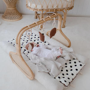 Rattan Play Gym Bundle | Chocolate Spot
