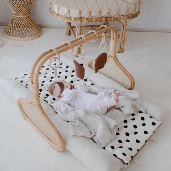 Rattan Play Gym Bundle | Chocolate Spot