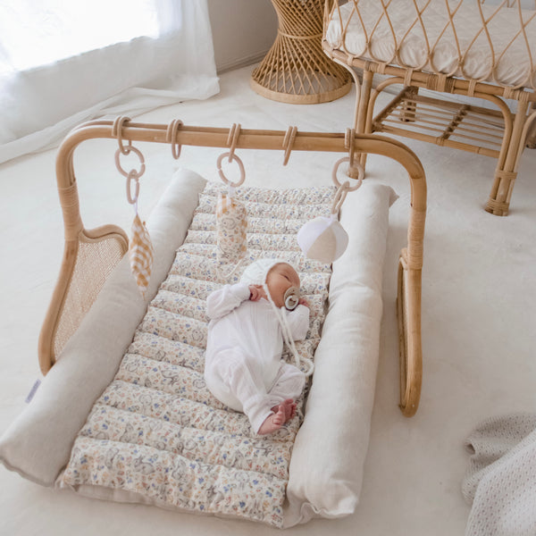 Rattan Play Gym Bundle | Natural Bunny