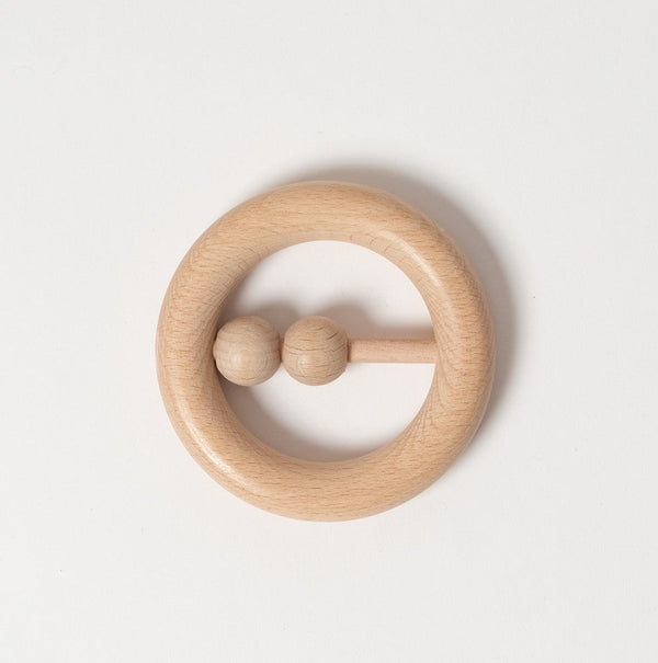Natural Wood Teether Ring