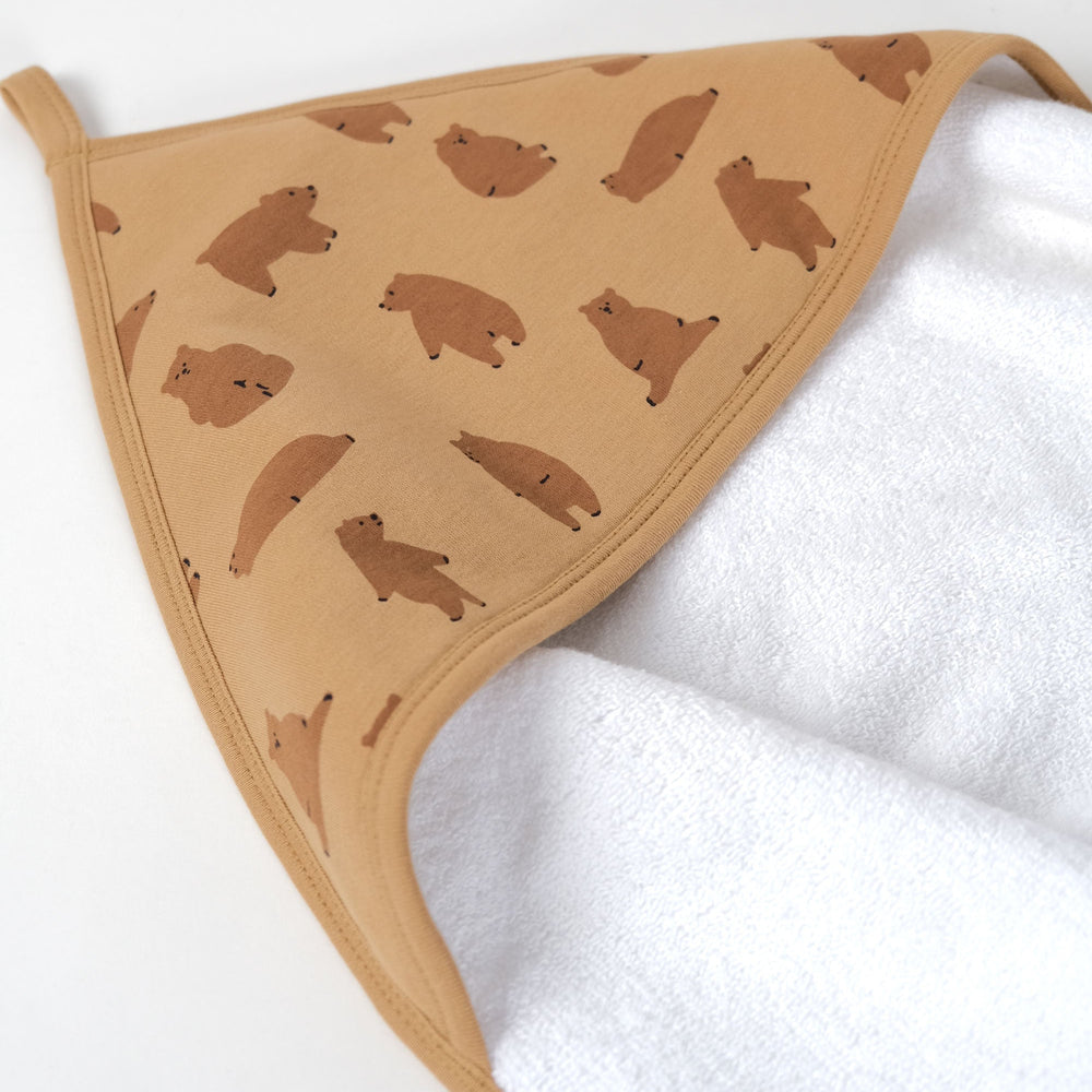 Terry Hooded Baby Towel - Chubby Bear