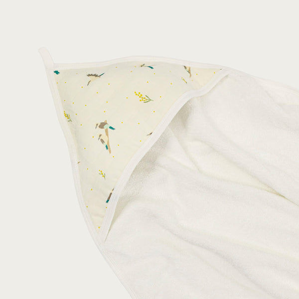 Terry Hooded Baby Towel - Kookaburra