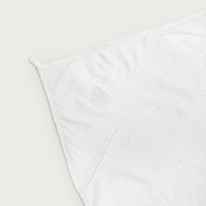 Terry Hooded Baby Towel - White