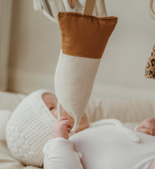 Activity Play Mat | Mustard & Natural Linen