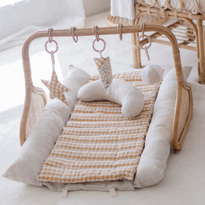 Rattan Play Gym Bundle | Natural Bunny