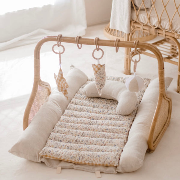 Rattan Play Gym Bundle | Natural Bunny