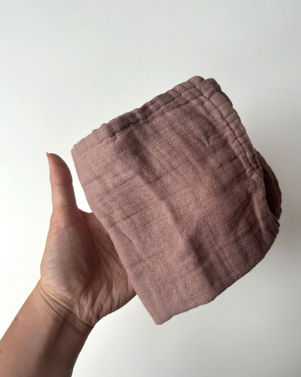 Muslin Wash Cloths (3 Pack) - Moss, Sage & Mocha