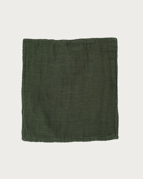 Muslin Wash Cloths (3 Pack) - Moss, Sage & Mocha