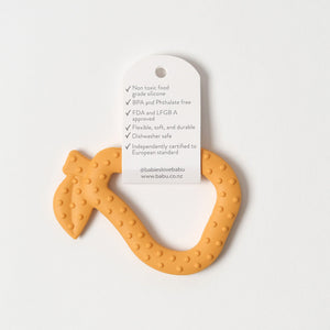 Apricot Silicone Teether