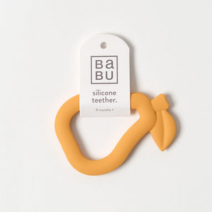 Apricot Silicone Teether