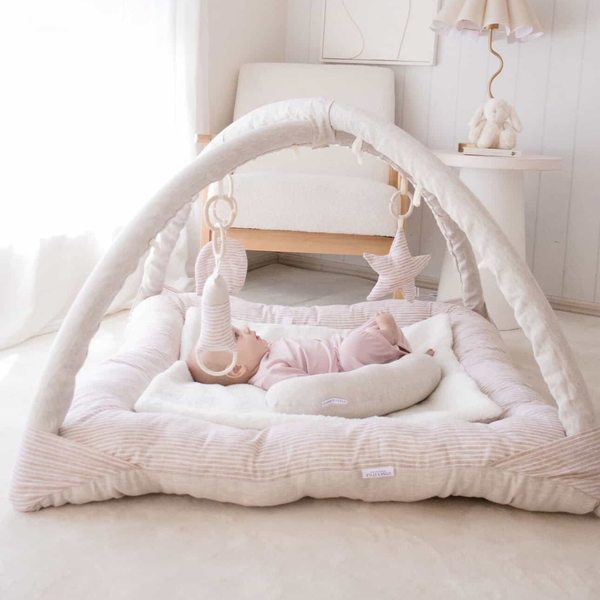 Activity Play Mat | Lined Linen ✨ BEST SELLER ✨