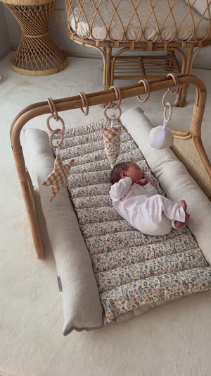Rattan Play Gym Bundle | Natural Bunny