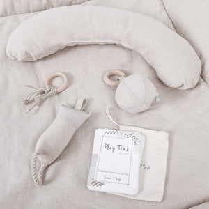 Activity Play Mat | 100% Natural Linen + Wool