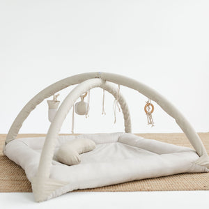 Activity Play Mat | 100% Natural Linen + Wool