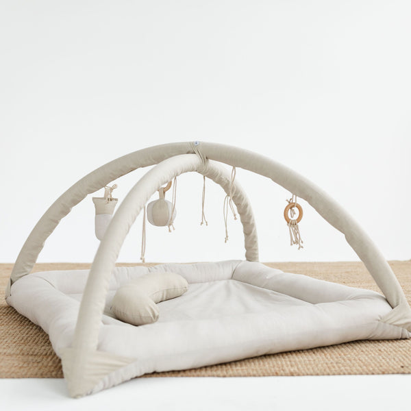 Activity Play Mat | 100% Natural Linen + Wool