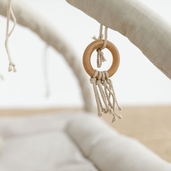 Activity Play Mat | 100% Natural Linen + Wool