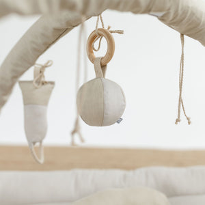 Activity Play Mat | 100% Natural Linen + Wool